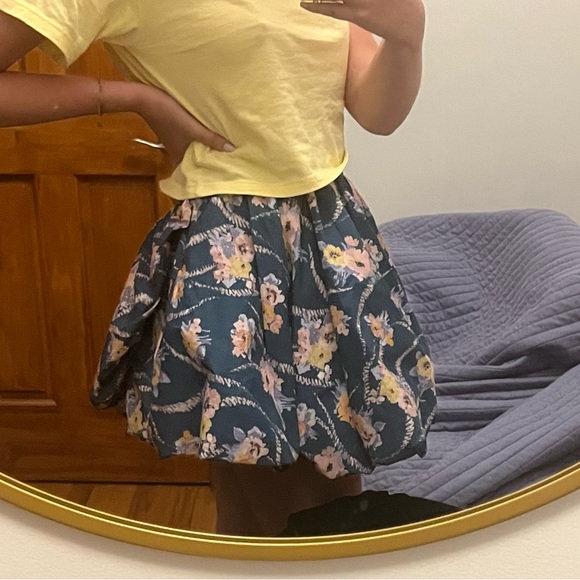 Loveshackfancy Asa Smocked Floral Mini Dress in Midnight Blush Small - Picture 4 of 5